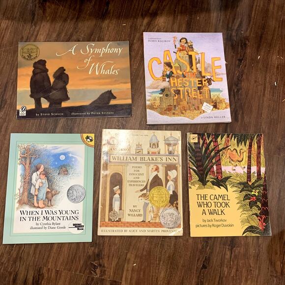 5 Children's Picture Books Stories Poems Caldecott Honor Paperbacks - Picture 2 of 4